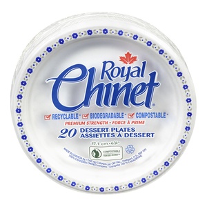 Royal Chinet Dessert Plates 6 3/4
