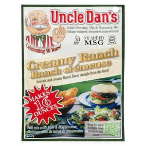 Uncle Dans Dressing Mix Creamy Ranch