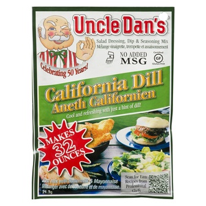 Uncle Dans Dressing Mix California Dill
