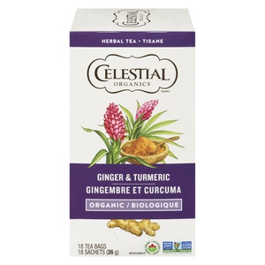 Celestial Organics Organic Ginger & Turmeric Tea