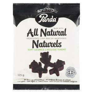 Panda Natural Black Bear Soft Licorice Candy