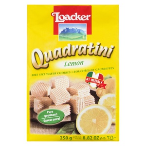 Loacker Quadratini Lemon Wafers
