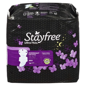 Stayfree Ultra Thin Overnight W/ Wings