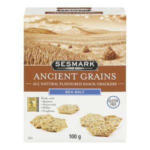 Sesmark Ancient Grains Snack Crackers Sea Salt