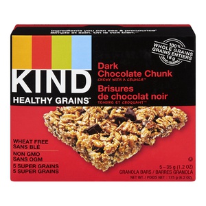 Kind Healthy Grains Dark Chocolate Chunk Granola Bars
