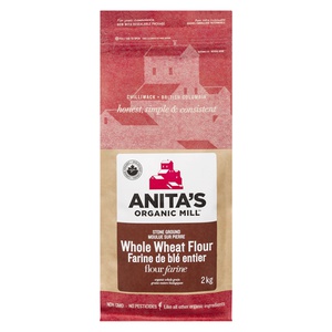 Anitas Organic Whole Grain Whole Wheat Flour