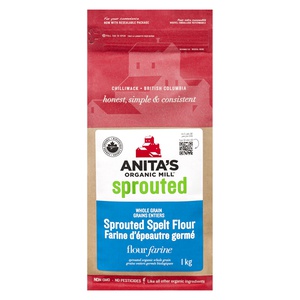Anitas Organic Mill Whole Grain Sprouted Spelt Flour
