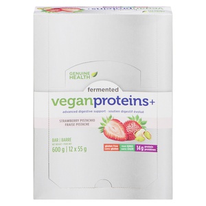 Genuine Health Fermented Vegan Proteins Strawberry Pistachio