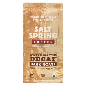Salt Spring Organic Coffee Dark Decaf
