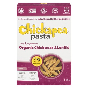 Chickapea Organic Chickpea Lentil Penne Pasta