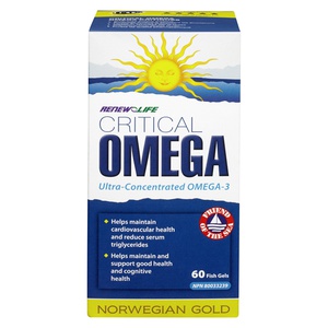 Renew Life Critical Omega Norwegian Gold Fish Oil