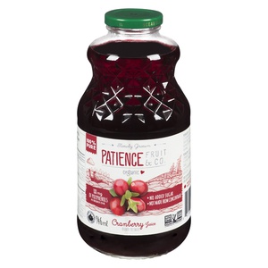 Patience Fruit & Co Organic Cranberry Juice