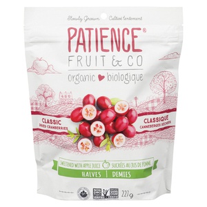 Patience Fruit & Co Organic Dried Cranberries