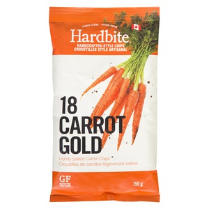 Hardbite 18 Carrot Gold Lightly Salted Carrot Chips