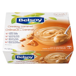 Belsoy Creamy Caramel Plant Based Dessert