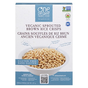 One Degree Organic Sprouted Brown Rice Crisps Cereal