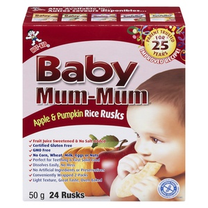 Hot Kid Baby Mum-Mums Apple & Pumpkin Crackers