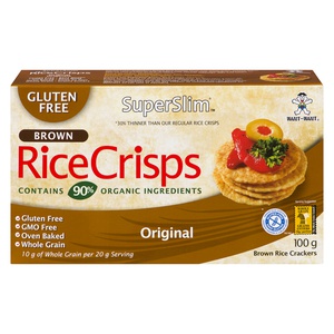 Want-Want Superslim Brown Rice Crisps Original