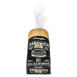 O'DOUGHS Original Sandwich Thins Gluten Free
