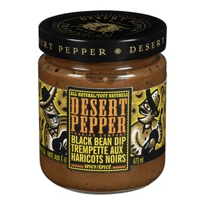 Desert Pepper Black Bean Dip Spicy
