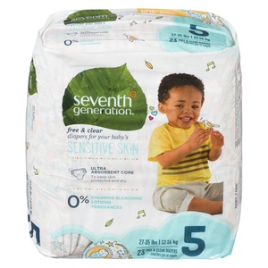 Seventh Generation Diapers Baby Size 5