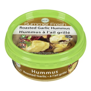 Summer Fresh Roasted Garlic Hummus