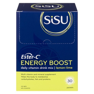 Sisu Ester-C Energy Boost Lemon Lime