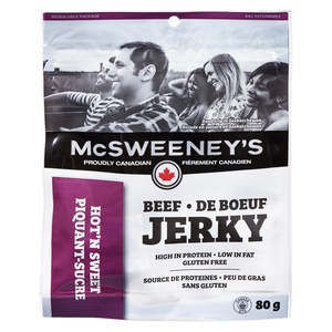 McSweeneys Hot N Sweet Beef Jerky