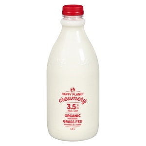 Happy Planet Creamery Organic Grass Fed 3.5% Milk