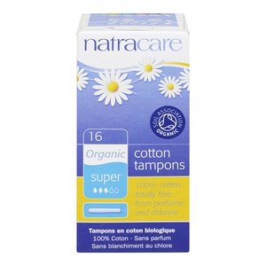 Natracare Cotton Tampons Super W/ Ap