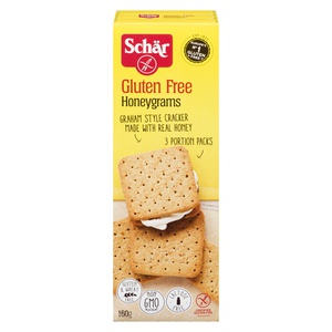 Schar Gluten Free Honeygrams Graham Style Crackers