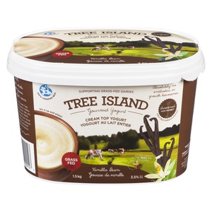 Tree Island Grass-Fed Vanilla Bean Cream Top Yogurt