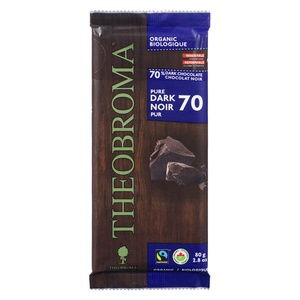 Theobroma Organic 70% Pure Dark Chocolate