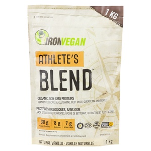 Iron Vegan Athletes Blend Organic Non-Gmo Proteins Vanilla