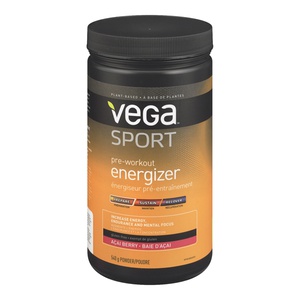 Vega Sport Preworkout Energizer Acai Berry Tub