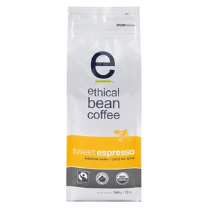 Ethical Bean Organic Sweet Espresso Medium Roast Coffee Bean