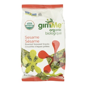 Gimme Organic Roasted Seaweed Snacks Sesame
