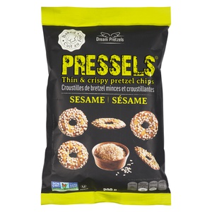 Dream Pretzels Pressels Thin & Crispy Chips Sesame