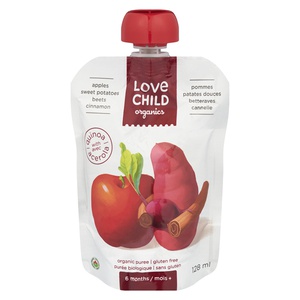 Love Child Organics Apples Sweet Potatoes Beets Cinnamon