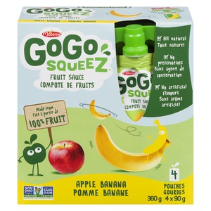 Materne Gogo Squeez Fruit Snack Apple Banana