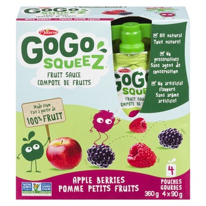 Materne Gogo Squeez Fruit Snack Apple Berry