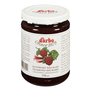 d'ARBO Raspberry Rhubarb Deluxe Spread