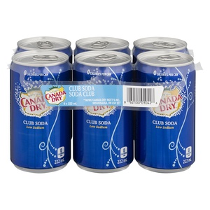 Canada Dry Club Soda Mini Cans