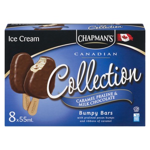 Chapmans Collection Ice Cream Bars Caramel Praline & Choco