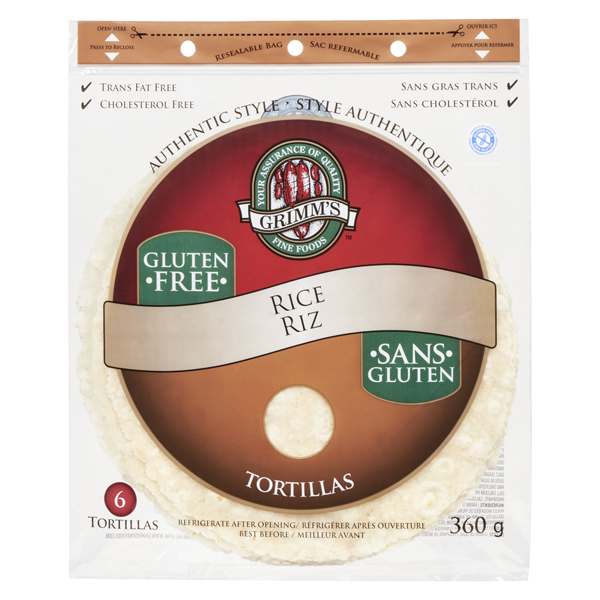 GRIMM'S RICE TORTILLAS