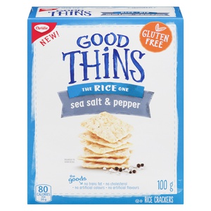 Christie Good Thins the Rice One Sea Salt & Pepper Crackers