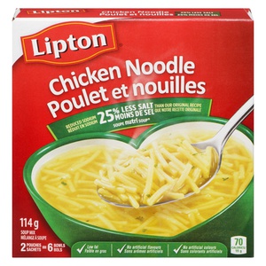 Lipton Chicken Noodle Soup 25% Less Salt