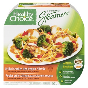 Healthy Choice Gourmet Steamers GRLLD Chicken Pepper Alfredo