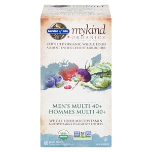 Garden of Life Mykind Organics 60t Mens 40+ Multi