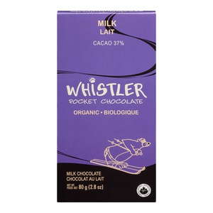 Whistler Organic Milk Chocolate Bar